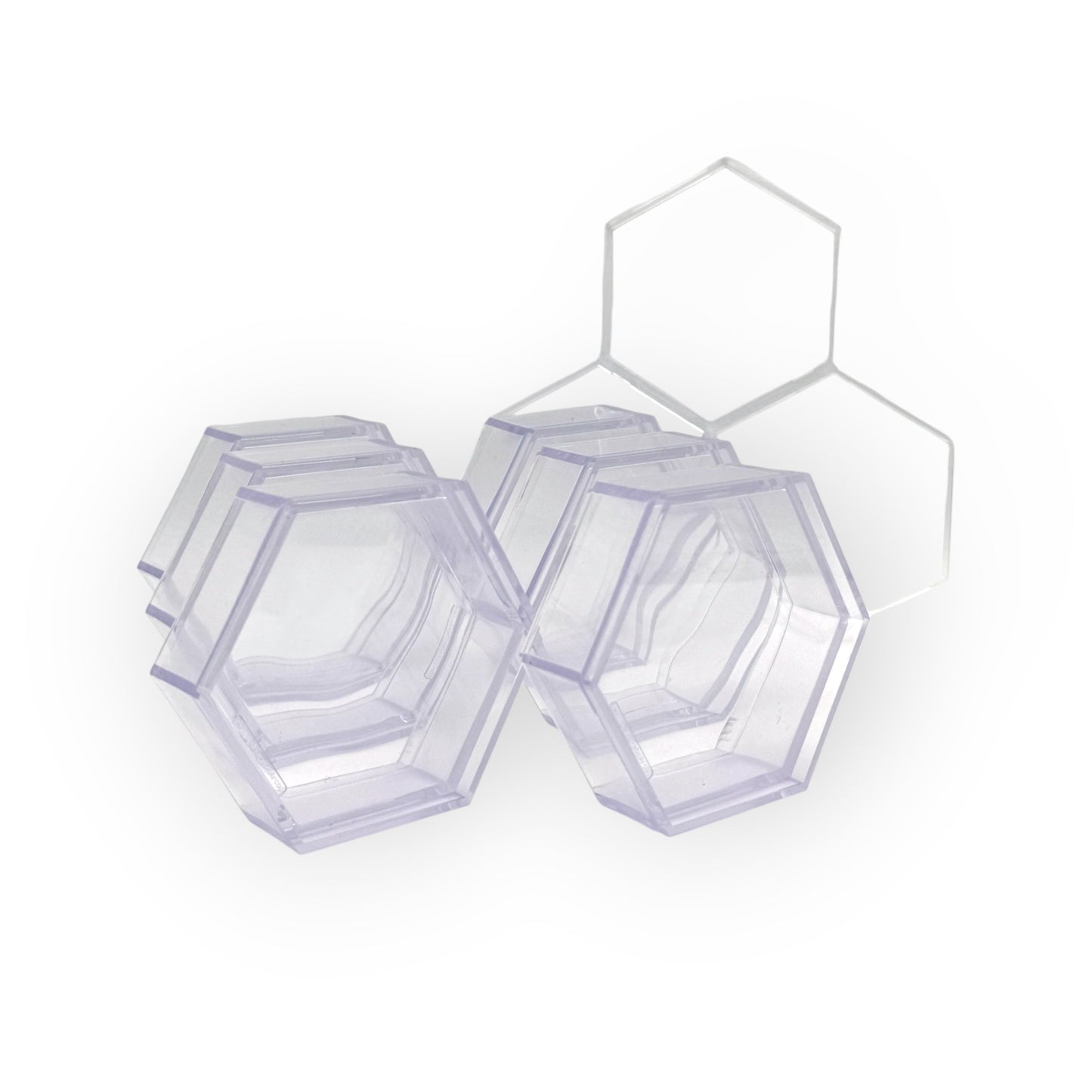 Luna Series: Hexagon Risers - Multi Pack - Grid Included - 1/12 Scale