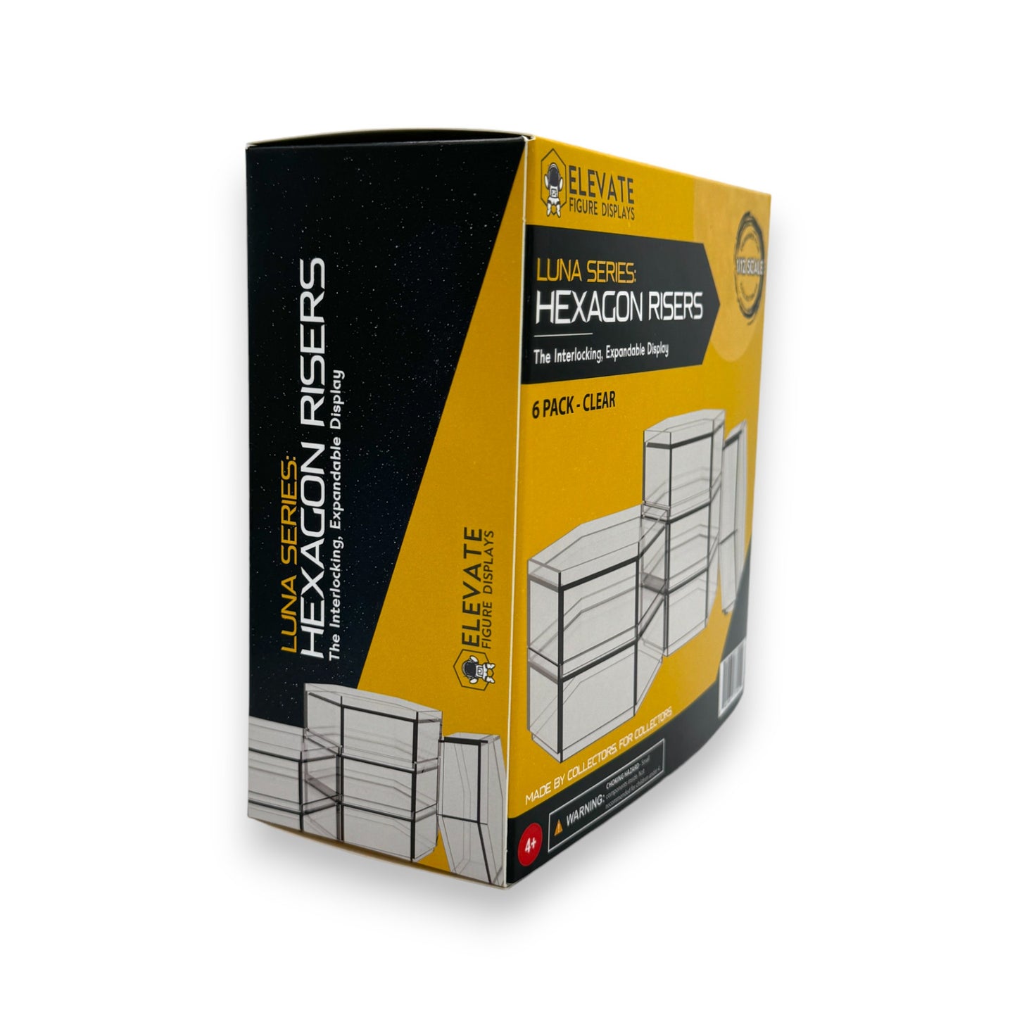 Luna Series: Starter Kit - 6 Risers, 3 Peg-Free Footstands, and 1 Grid - 1/12 Scale