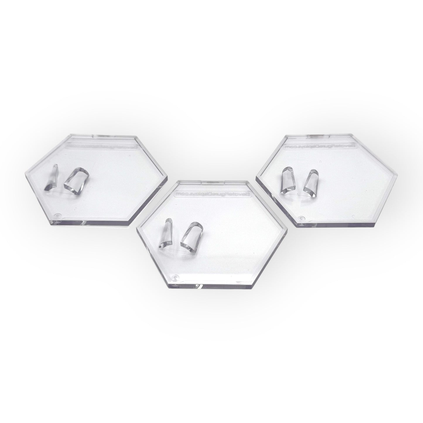 Luna Series: Peg-Free Footstands - 9 Pack - Clear - 1/12 Scale (Designed For 6in Figures)