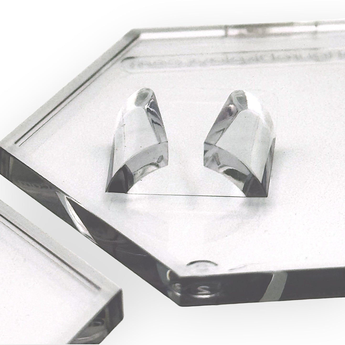 Luna Series: Peg-Free Footstands - 9 Pack - Clear - 1/12 Scale (Designed For 6in Figures)