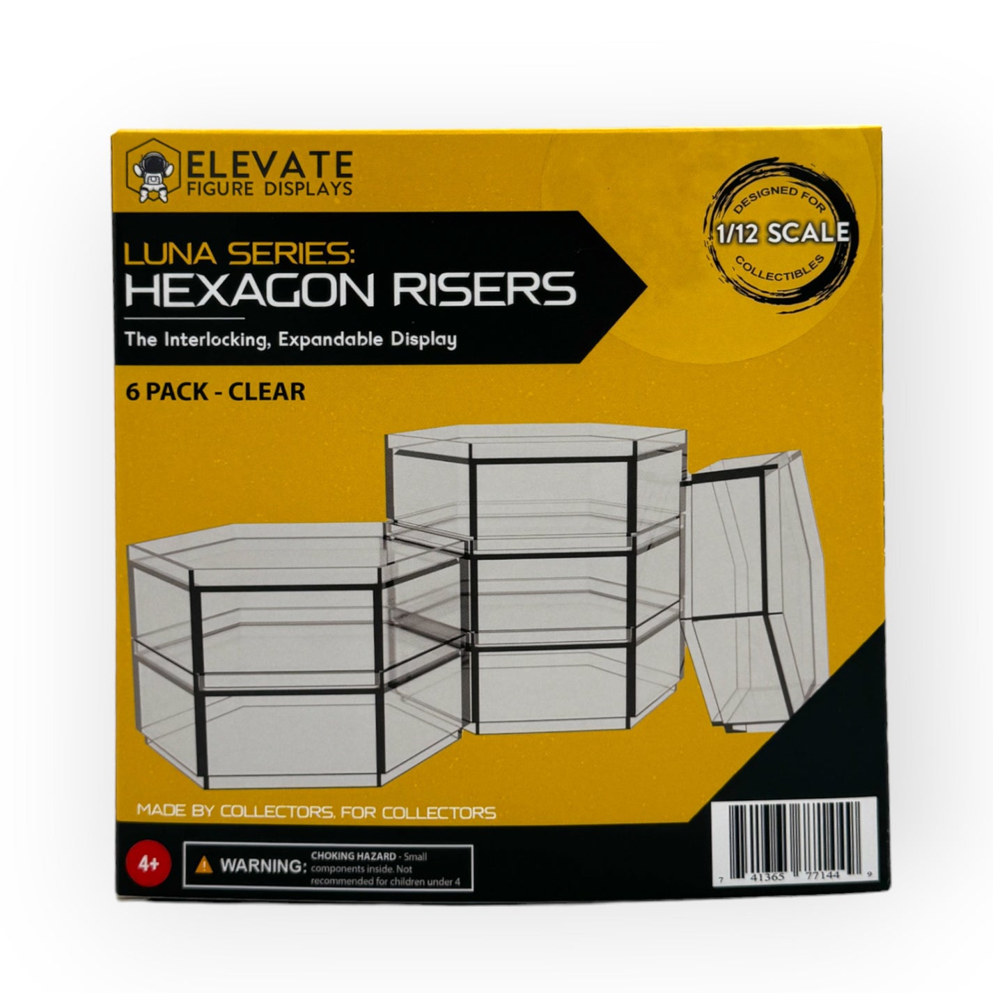 Hexagon Risers Starter Kit - Risers, Footstands, & Grid - 1/12 Scale ...