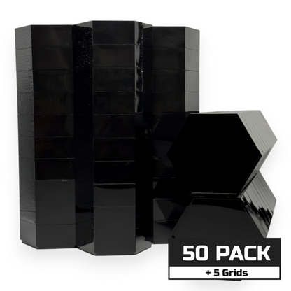 Luna Series: Stackable Risers - Multi Pack - Grid Included - Designed for Figures 4in-7in