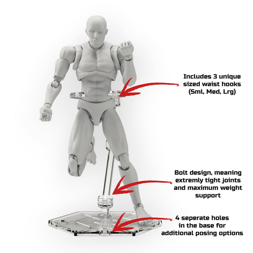 Premium Action Figure Stands & Risers - Elevate Figure Displays