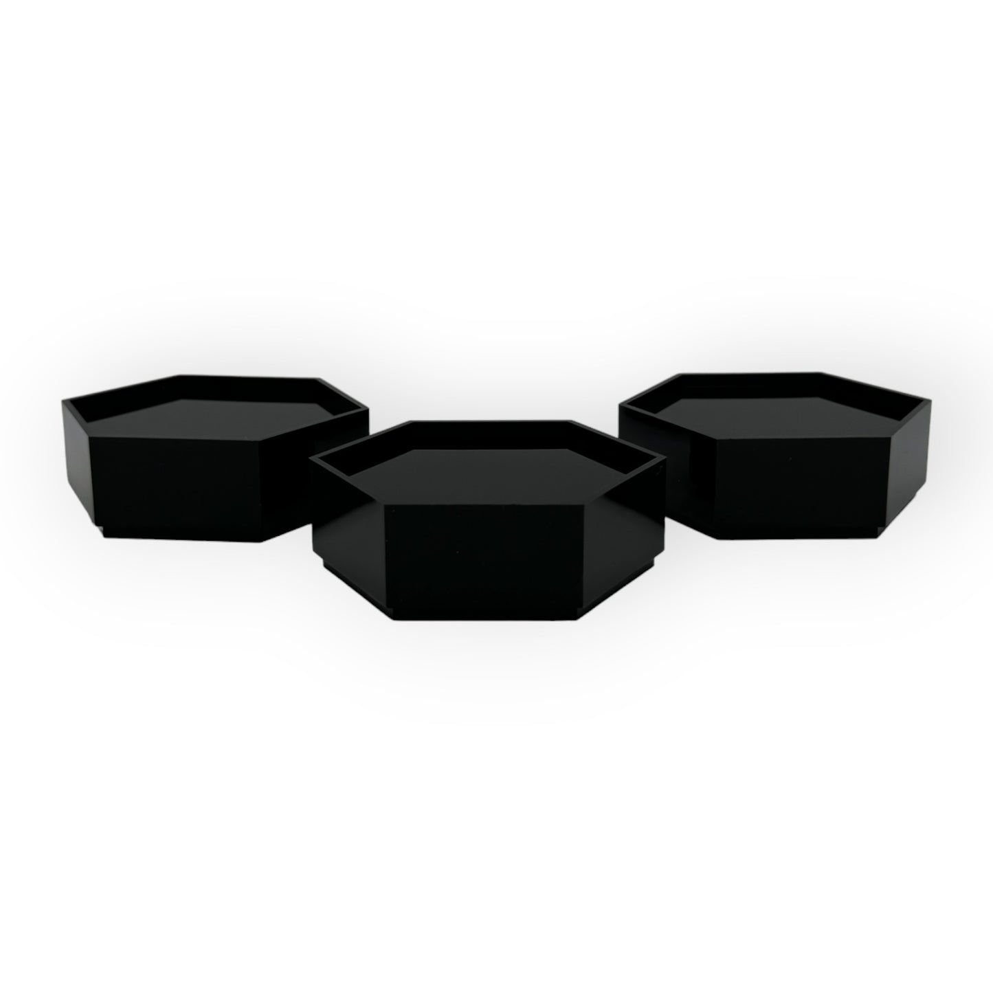 Luna Series: Hexagon Risers - 3 Pack Add On - 1/12 Scale