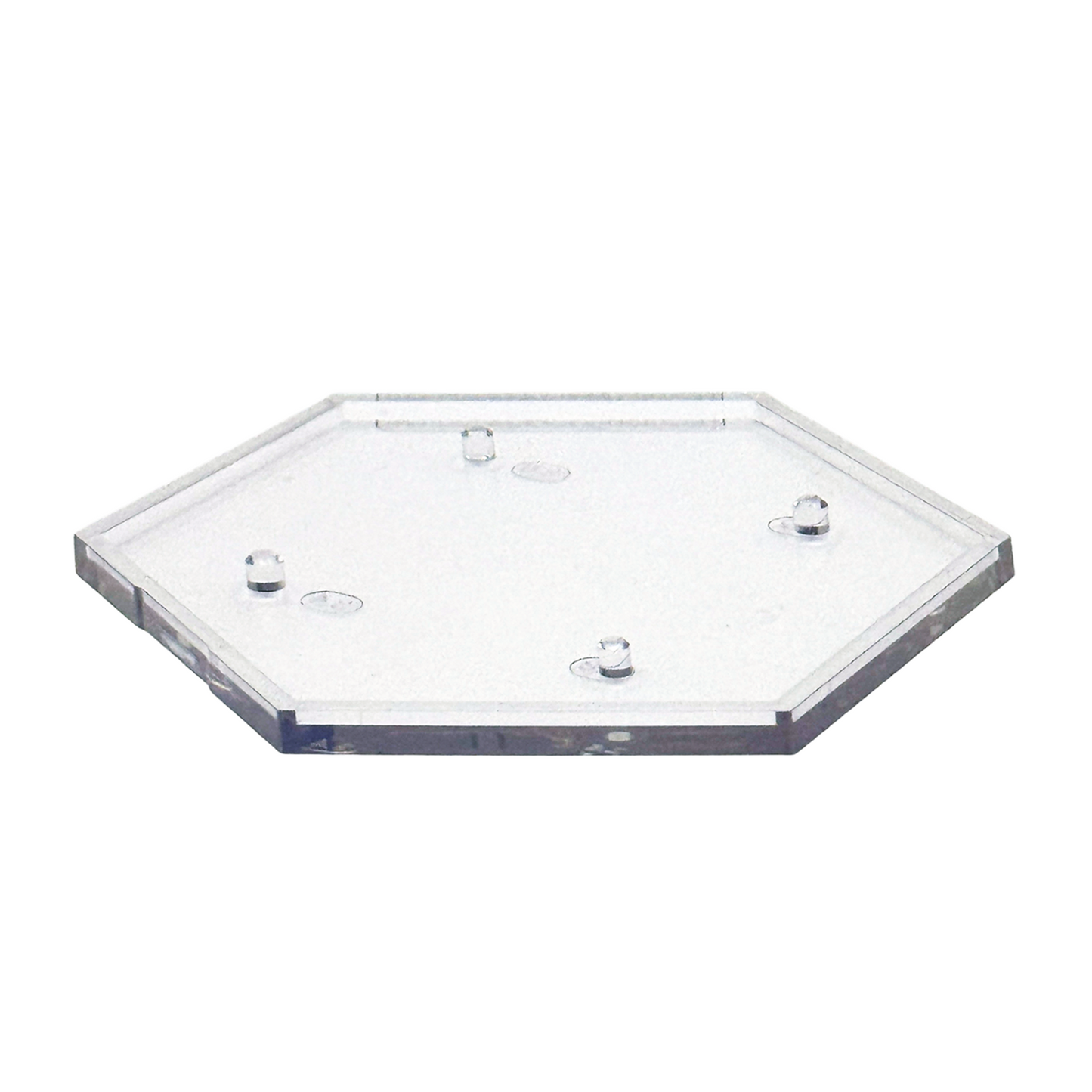 Luna Series: Multi-Sized Peg Footstands - Clear - Designed for Figures 4in-7in