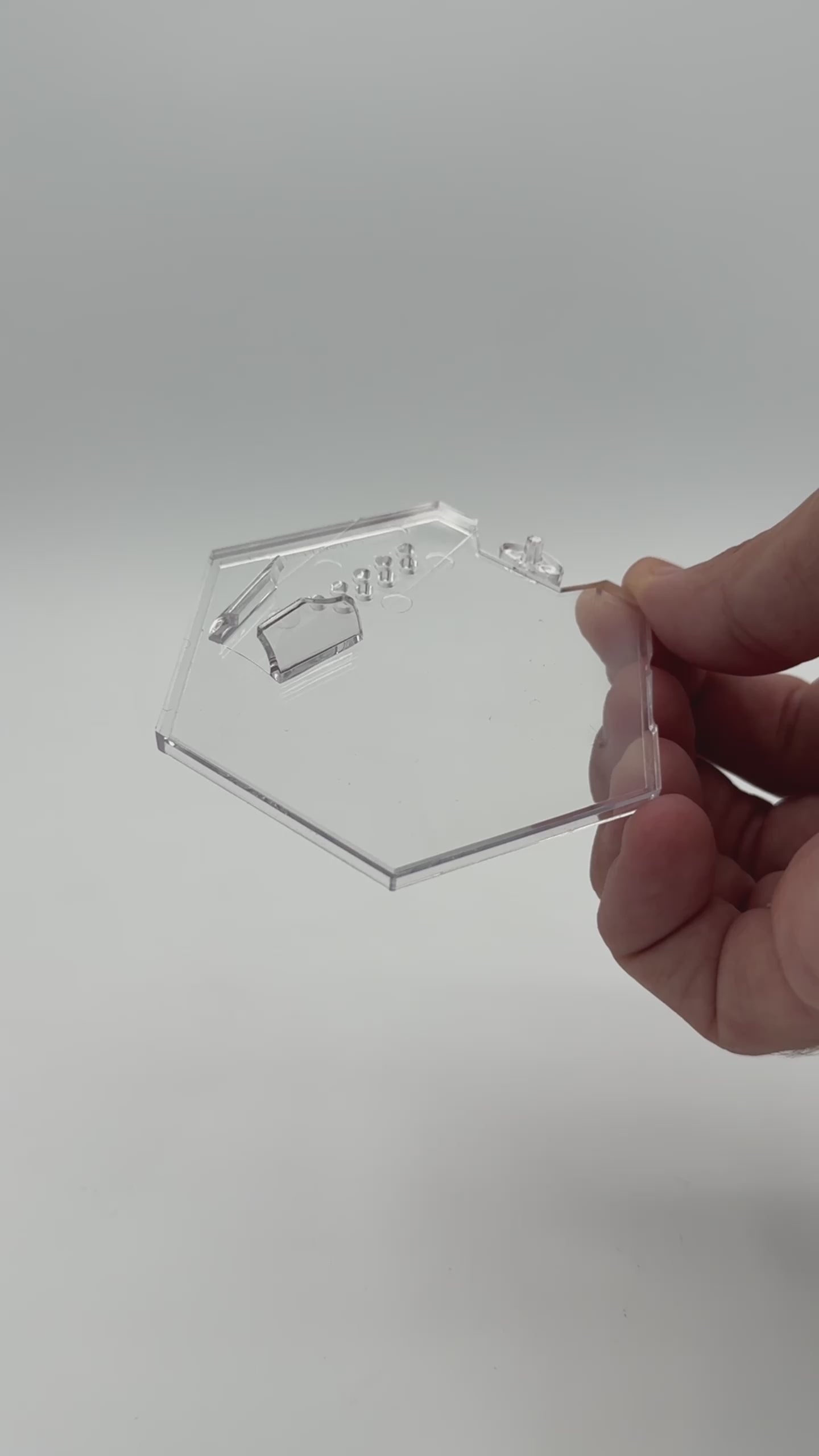 Luna Series: Peg-Free Footstands (9-Pack) - Clear - 1/12 & 1/10 Scale